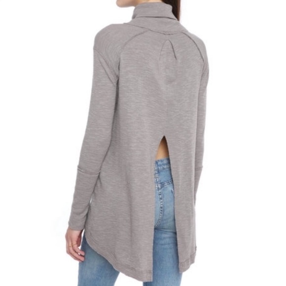 Free People We The Free Split Back Turtleneck - Picture 5 of 10